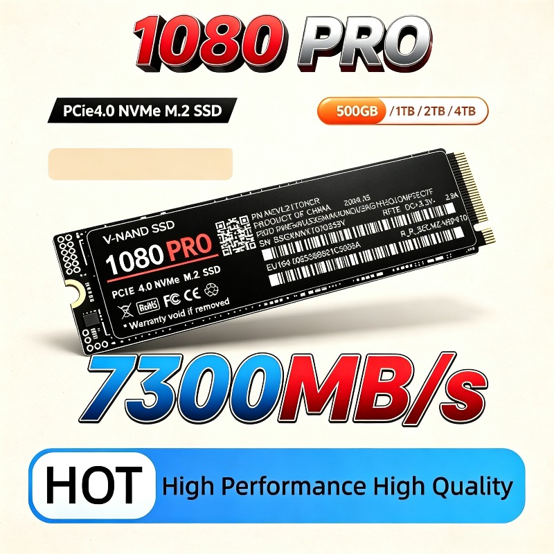 M.2 Nvme 4Tb Pcie 4.0 Ssd - Original 1080PRO SSD M.2 NVMe PCIe