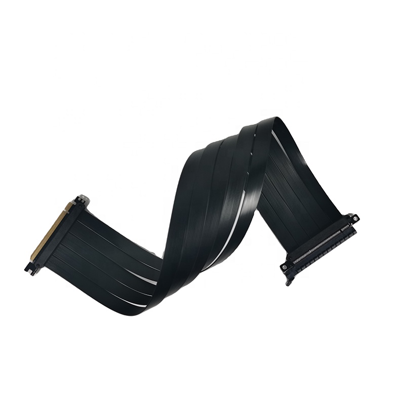 Pcie 4.0 X16 Riser Cable 90 Degree - Neuestes Grafikkabel Flexibles PCIE 4.0 60