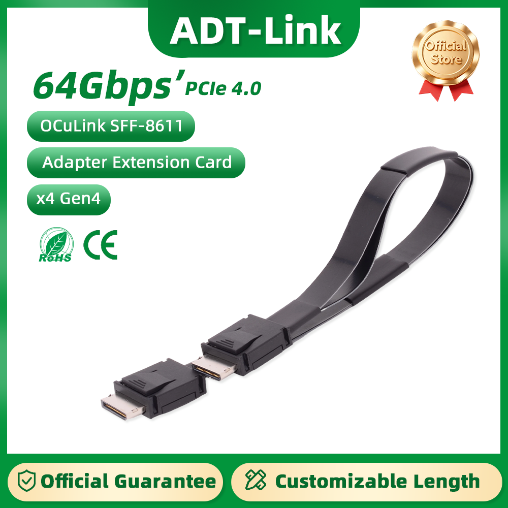 ADT-Link PCI-E 4.0 X4 SFF-8611 – External Gpu Dock Pcie 4.0 Oculink Bewertung und Preis