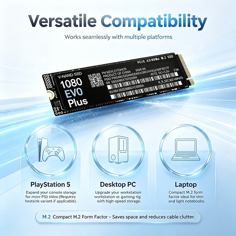 Original NEU 1080 EVO Plus M.2 – M.2 Nvme 4Tb Pcie 4.0 Ssd Bewertung und Preis