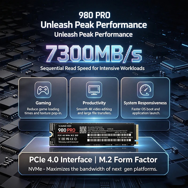 980 PRO Hochgeschwindigkeits-P – M.2 Nvme 4Tb Pcie 4.0 Ssd Bewertung und Preis